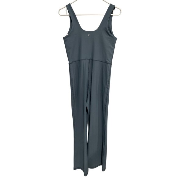 Old Navy Jumpsuit Size Medium Powersoft Active Go Dry Sleeveless Yoga Sporty NEW - Picture 3 of 10